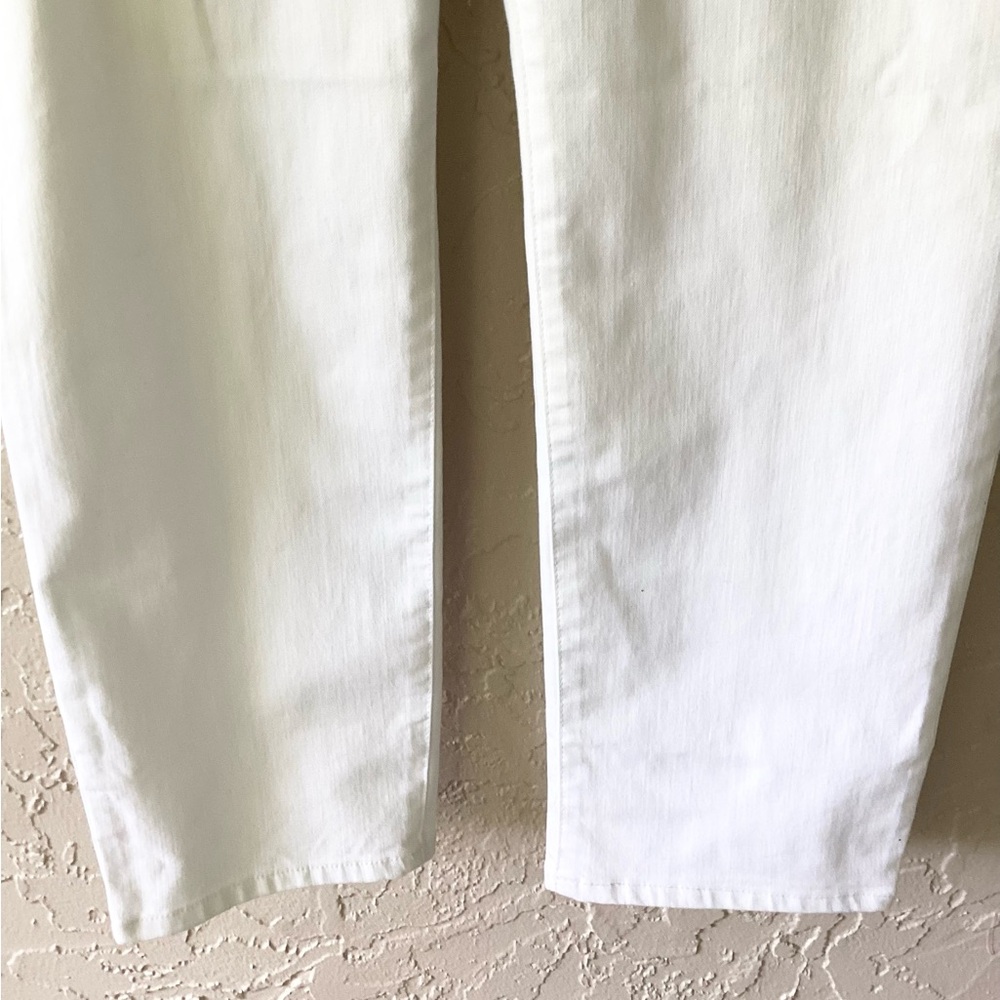 Democracy Jeans “Ab”solution Denim White Stretch Classic 5 Pocket Logo - Picture 6 of 16
